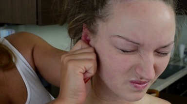 Ear Fetish - By Domina Dorothy Black And Her Slave Melania
