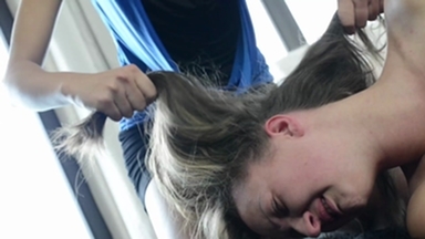 Hairpulling Girls - By Jaqueline Ray And Slave Melania